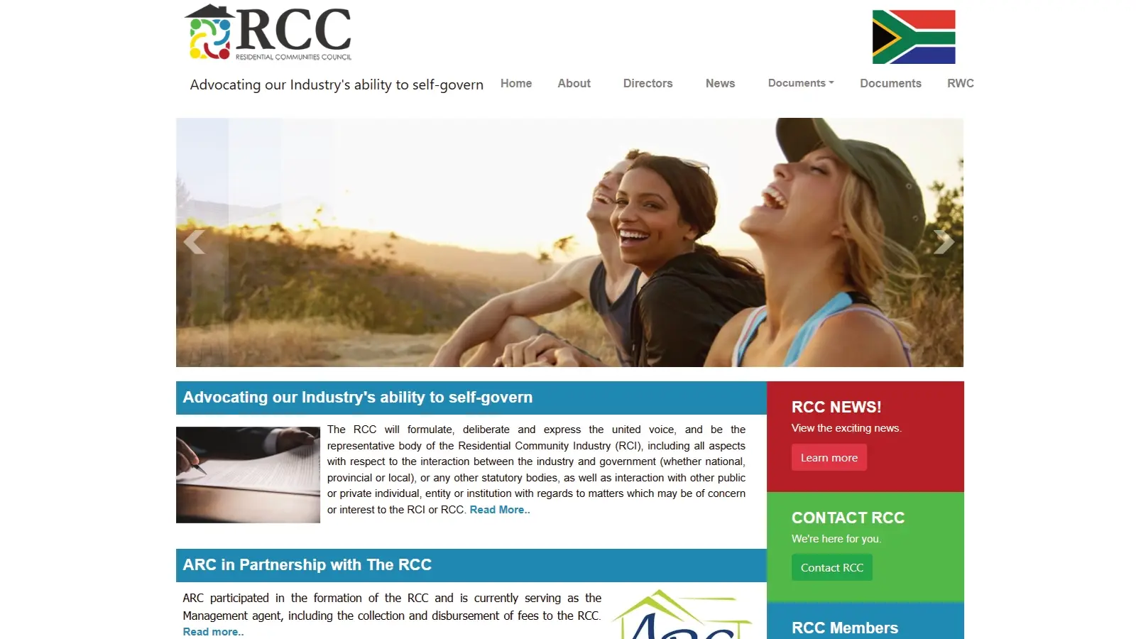 Residential Communities Council portal
